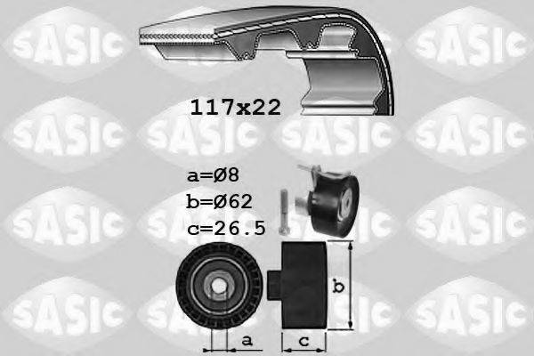 SASIC 1756069 Комплект ремня ГРМ