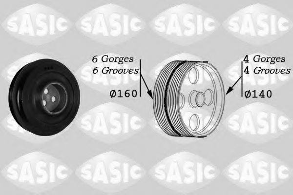SASIC 2150029 Ременный шкив, коленчатый вал
