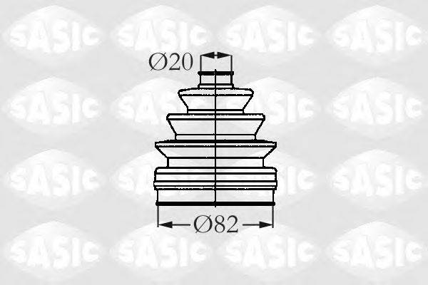 SASIC 2003417 Комплект пылника, приводной вал