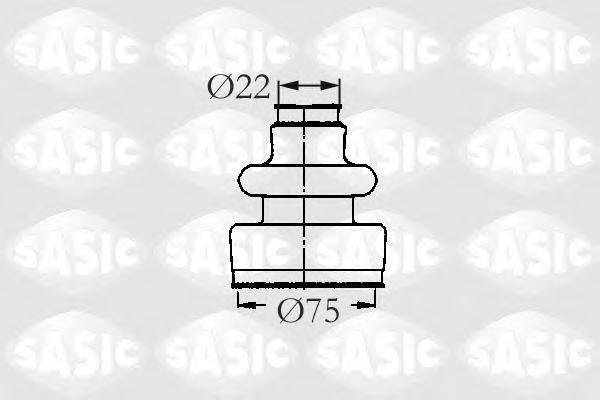 SASIC 2933593 Комплект пылника, приводной вал