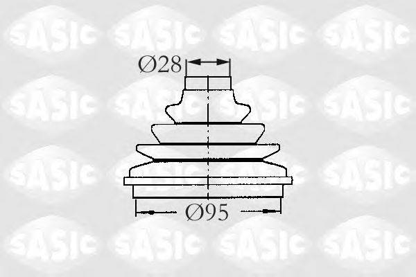 SASIC 2933003 Комплект пылника, приводной вал