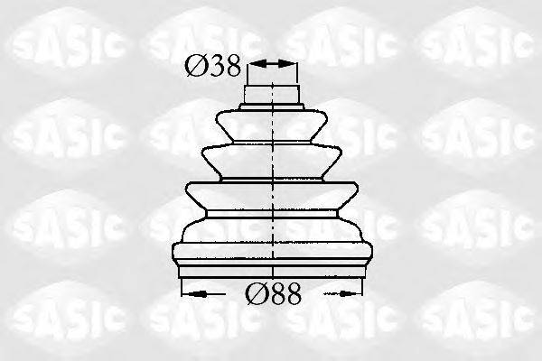 SASIC 2873803 Комплект пылника, приводной вал