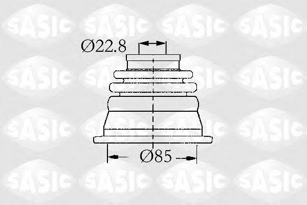 SASIC 4003427 Комплект пылника, приводной вал
