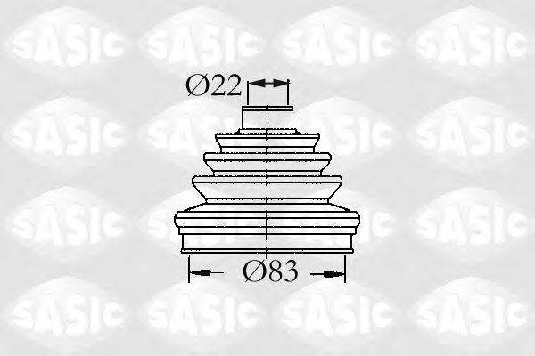 SASIC 4003431 Комплект пылника, приводной вал