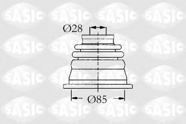 SASIC 4003451 Комплект пылника, приводной вал