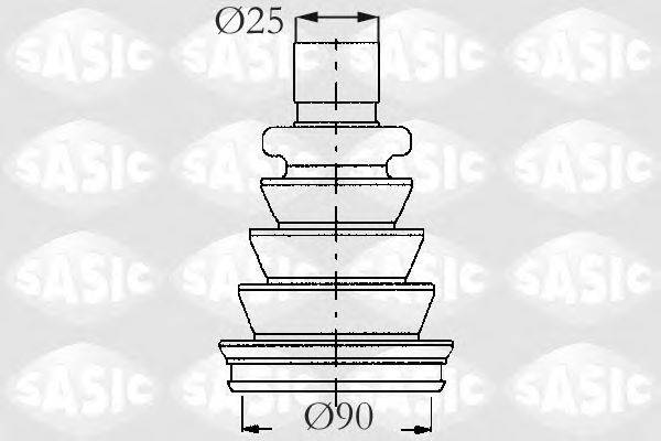 SASIC 2933633 Комплект пылника, приводной вал