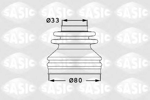 SASIC 1906031 Комплект пылника, приводной вал