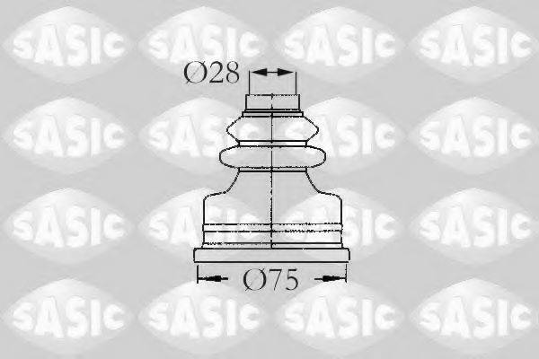 SASIC 2873773 Комплект пылника, приводной вал