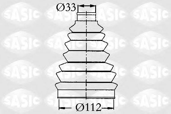 SASIC 2933073 Комплект пылника, приводной вал