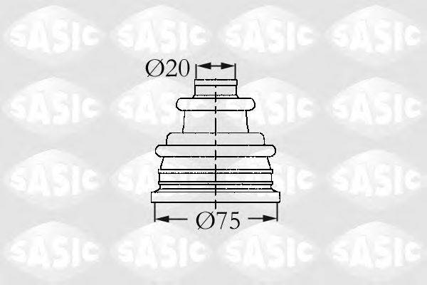SASIC 4003404 Комплект пылника, приводной вал