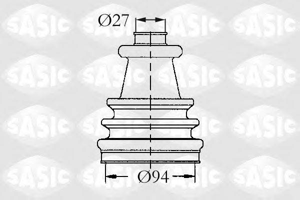 SASIC 4003417 Комплект пылника, приводной вал