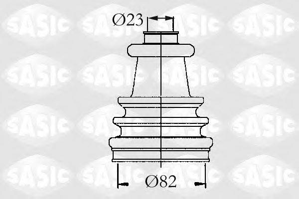 SASIC 4003420 Комплект пылника, приводной вал