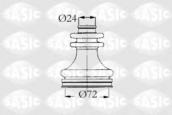 SASIC 4003449 Комплект пылника, приводной вал