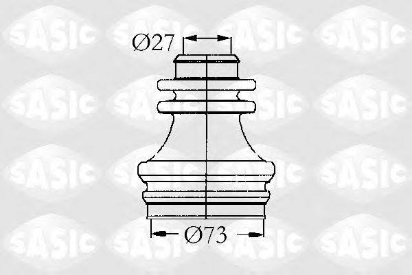 SASIC 4003462 Комплект пылника, приводной вал