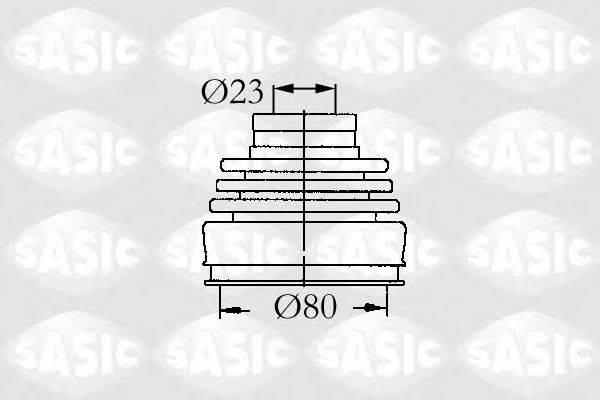 SASIC 9004630 Комплект пылника, приводной вал