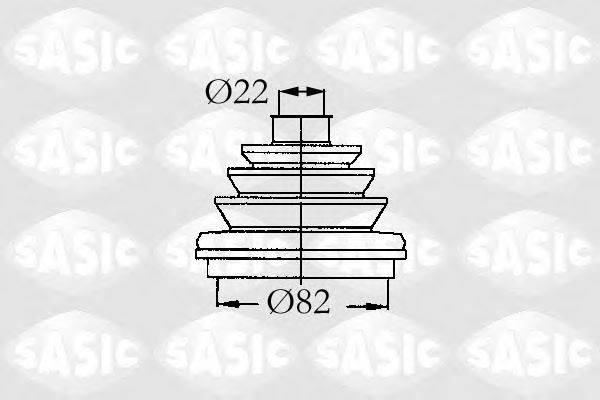 SASIC 9004683 Комплект пылника, приводной вал