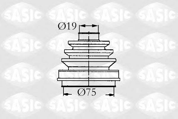 SASIC 9004685 Комплект пылника, приводной вал