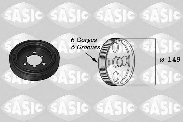 SASIC 2150015 Ременный шкив, коленчатый вал