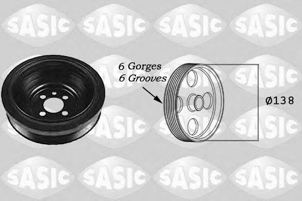 SASIC 2156021 Ременный шкив, коленчатый вал