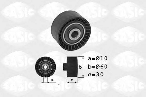 SASIC 1700010 Паразитный / Ведущий ролик, зубчатый ремень