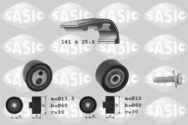 SASIC 1750011 Комплект ремня ГРМ