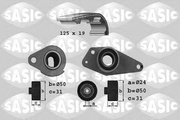 SASIC 1754017 Комплект ремня ГРМ