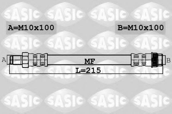 SASIC 6600013 Тормозной шланг