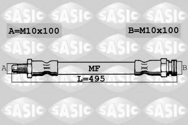 SASIC 6600016 Тормозной шланг