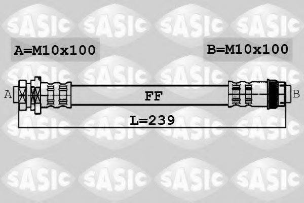 SASIC 6600033 Тормозной шланг