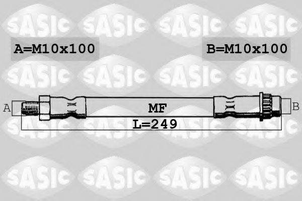 SASIC 6604001 Тормозной шланг