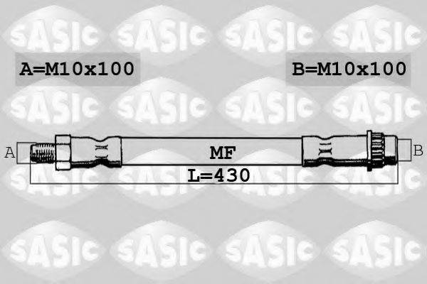 SASIC 6604006 Тормозной шланг
