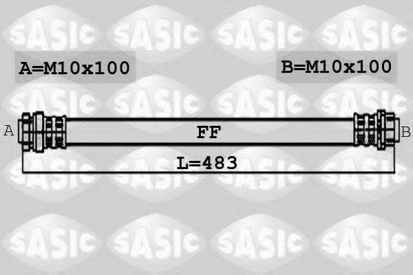 SASIC 6606030 Тормозной шланг