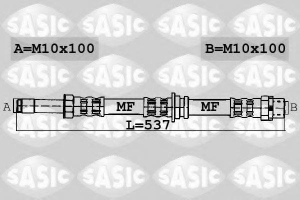 SASIC 6606040 Тормозной шланг