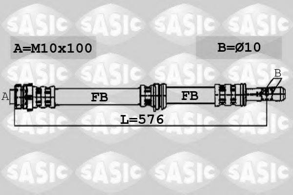 SASIC 6606064 Тормозной шланг