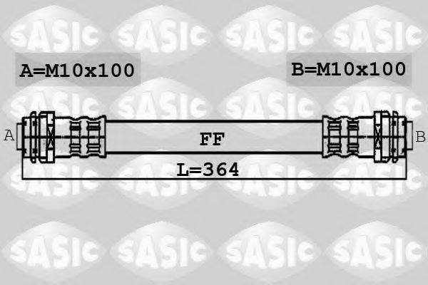 SASIC 6606072 Тормозной шланг