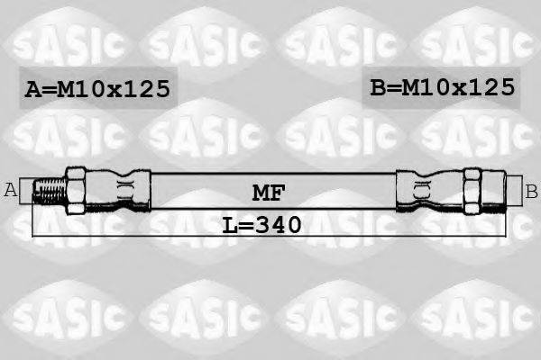 SASIC SBH6352 Тормозной шланг