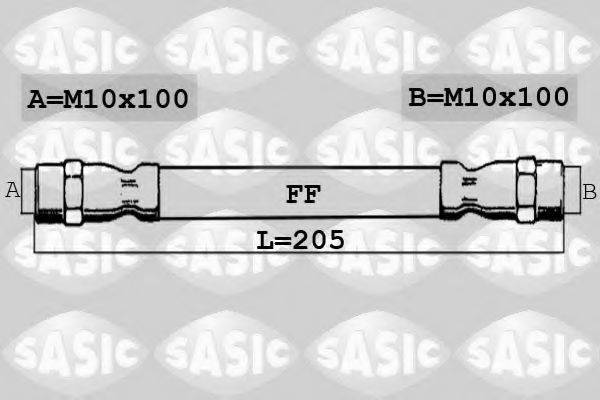 SASIC SBH6377 Тормозной шланг