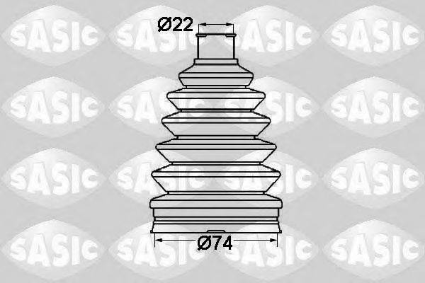 SASIC 1904008 Комплект пылника, приводной вал