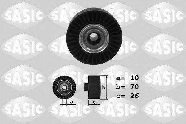 SASIC 1620034 Паразитный / ведущий ролик, поликлиновой ремень