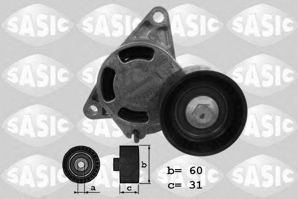 SASIC 1624017 Натяжитель ремня, клиновой зубча