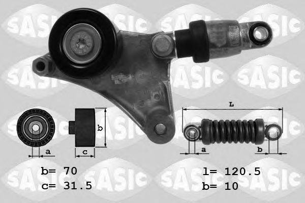 SASIC 1626165 Натяжитель ремня, клиновой зубча