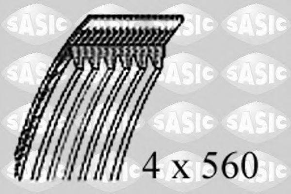 SASIC 1774009 Поликлиновой ремень