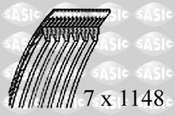 SASIC 1776094 Поликлиновой ремень