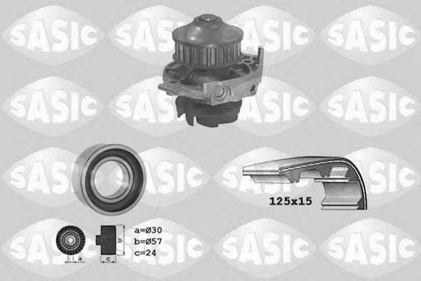 SASIC 3906018 Водяной насос + комплект зубчатого ремня