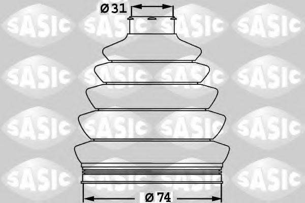 SASIC 1900017 Комплект пылника, приводной вал