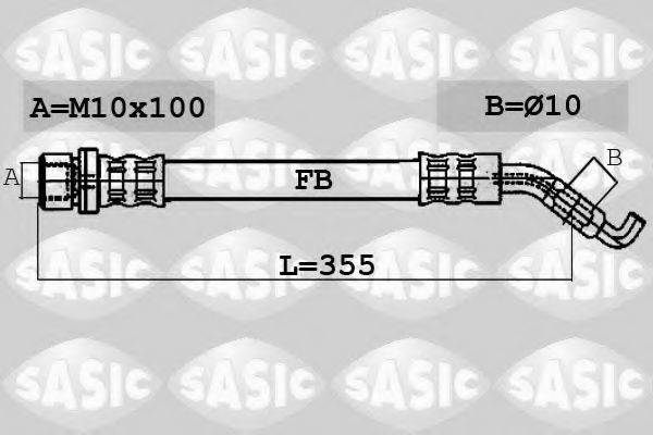 SASIC 6606172 Тормозной шланг