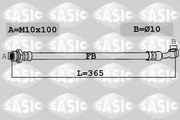 SASIC 6606232 Тормозной шланг