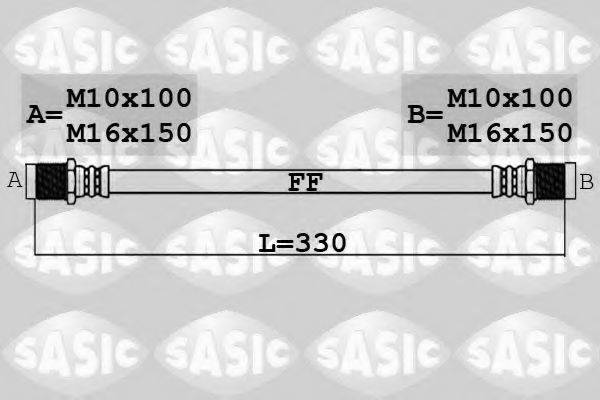 SASIC 6606238 Тормозной шланг
