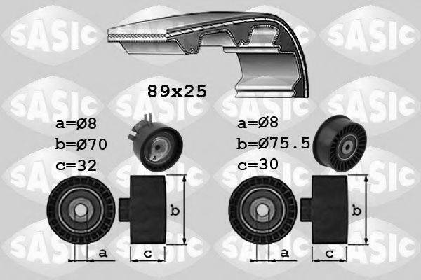 SASIC 1754023 Комплект ремня ГРМ