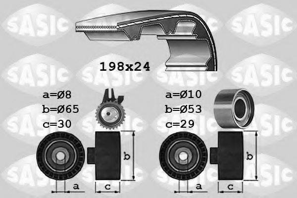 SASIC 1756023 Комплект ремня ГРМ